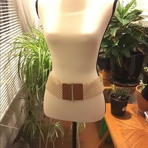 2/$15 Tan stretch belt